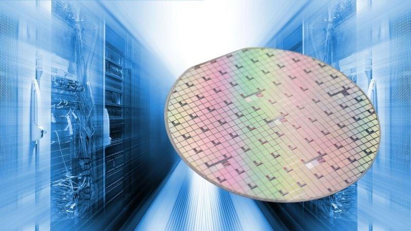 The vertical GaN wafer.